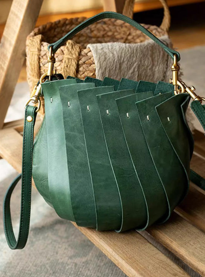 Bloom Bucket Tote - Hunter Green