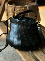 Bloom Bucket Tote - Black