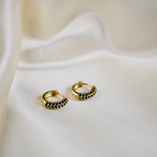 Hera Textured Hoop Earrings