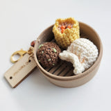 Dim Sum Crotchet Keychain