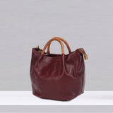 Cabas Slouchy Tote - Oxblood