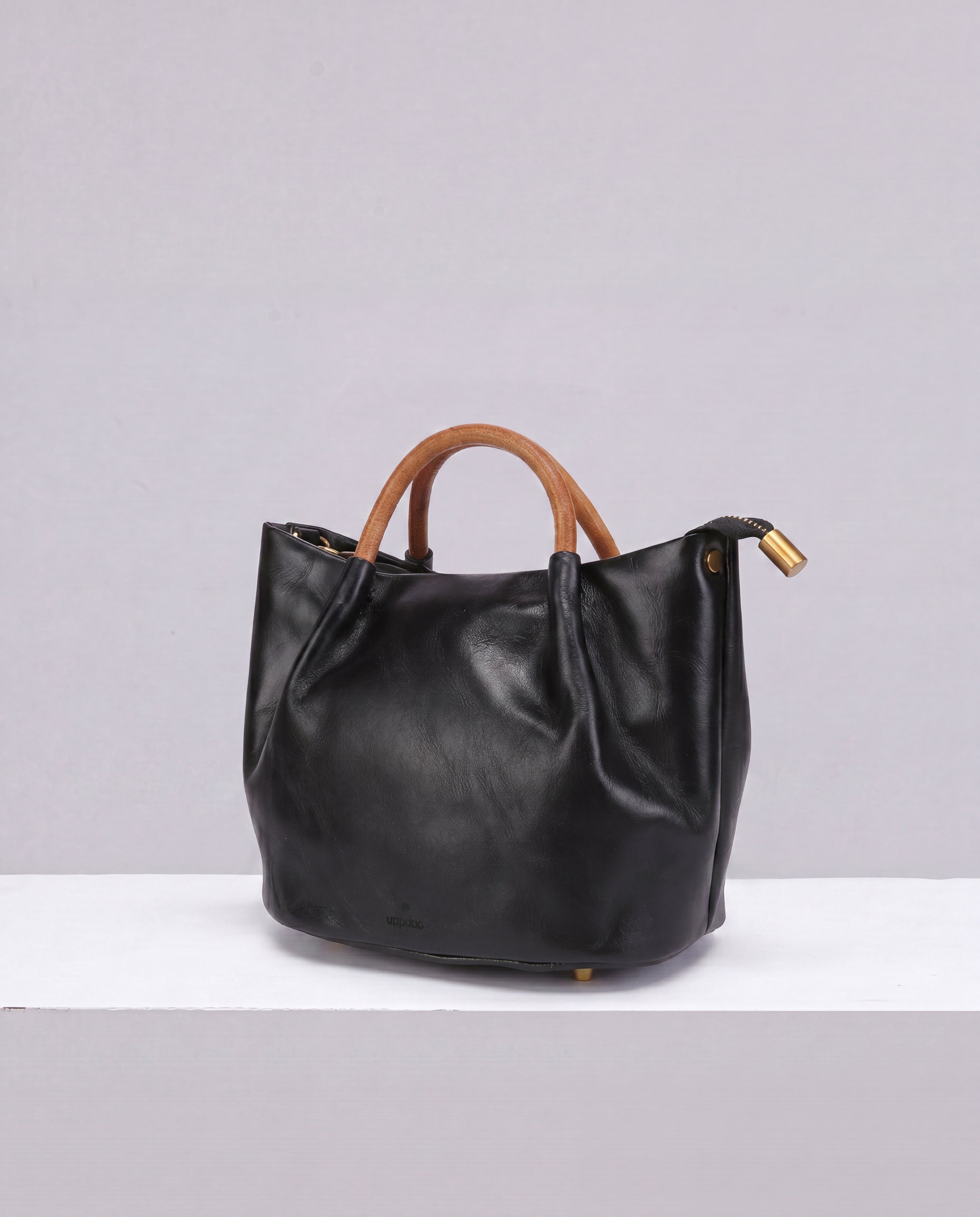 Cabas Slouchy Tote - Black
