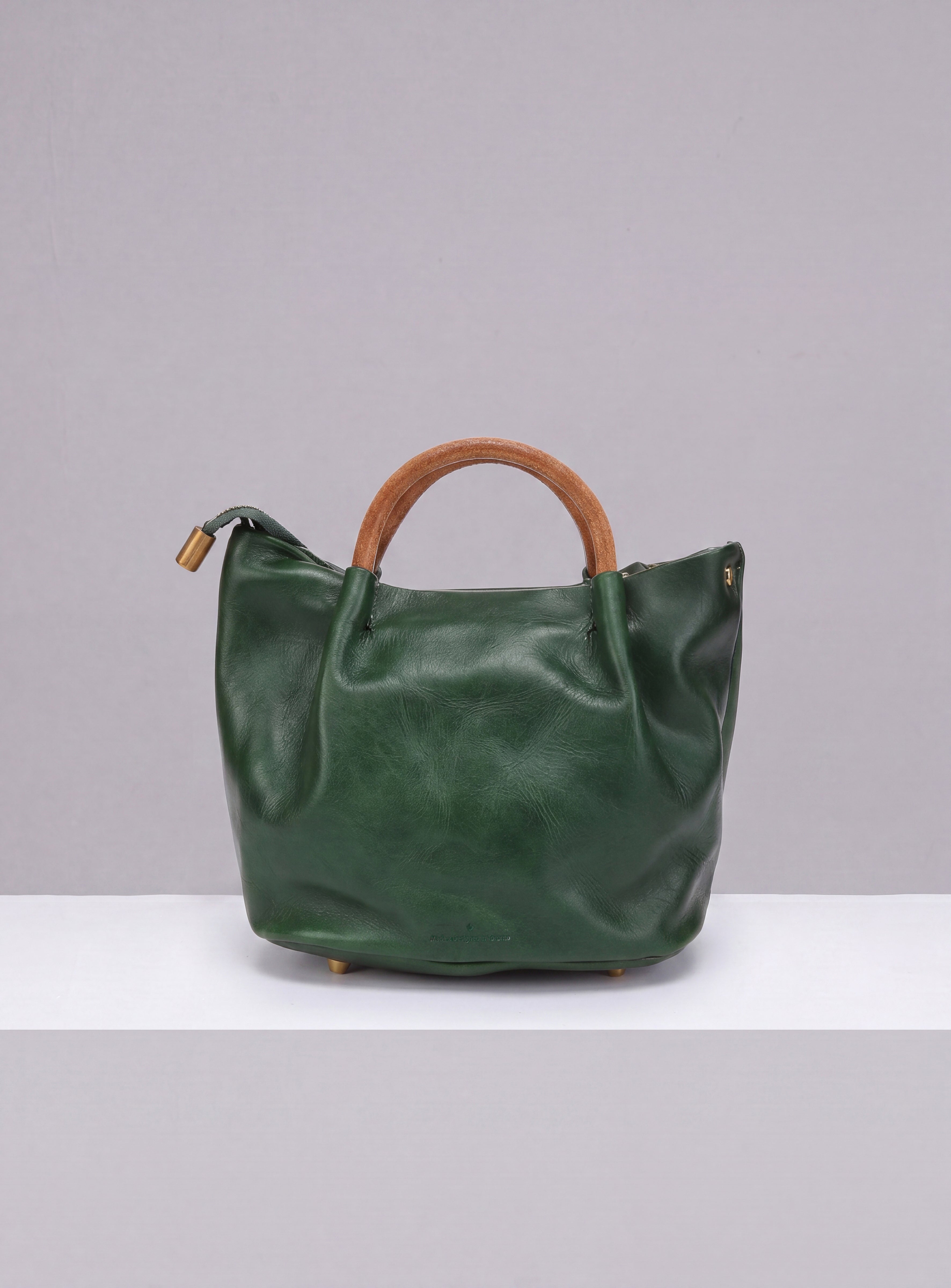 Cabas Slouchy Tote - Hunter Green