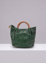 Cabas Slouchy Tote - Hunter Green