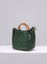 Cabas Slouchy Tote - Hunter Green