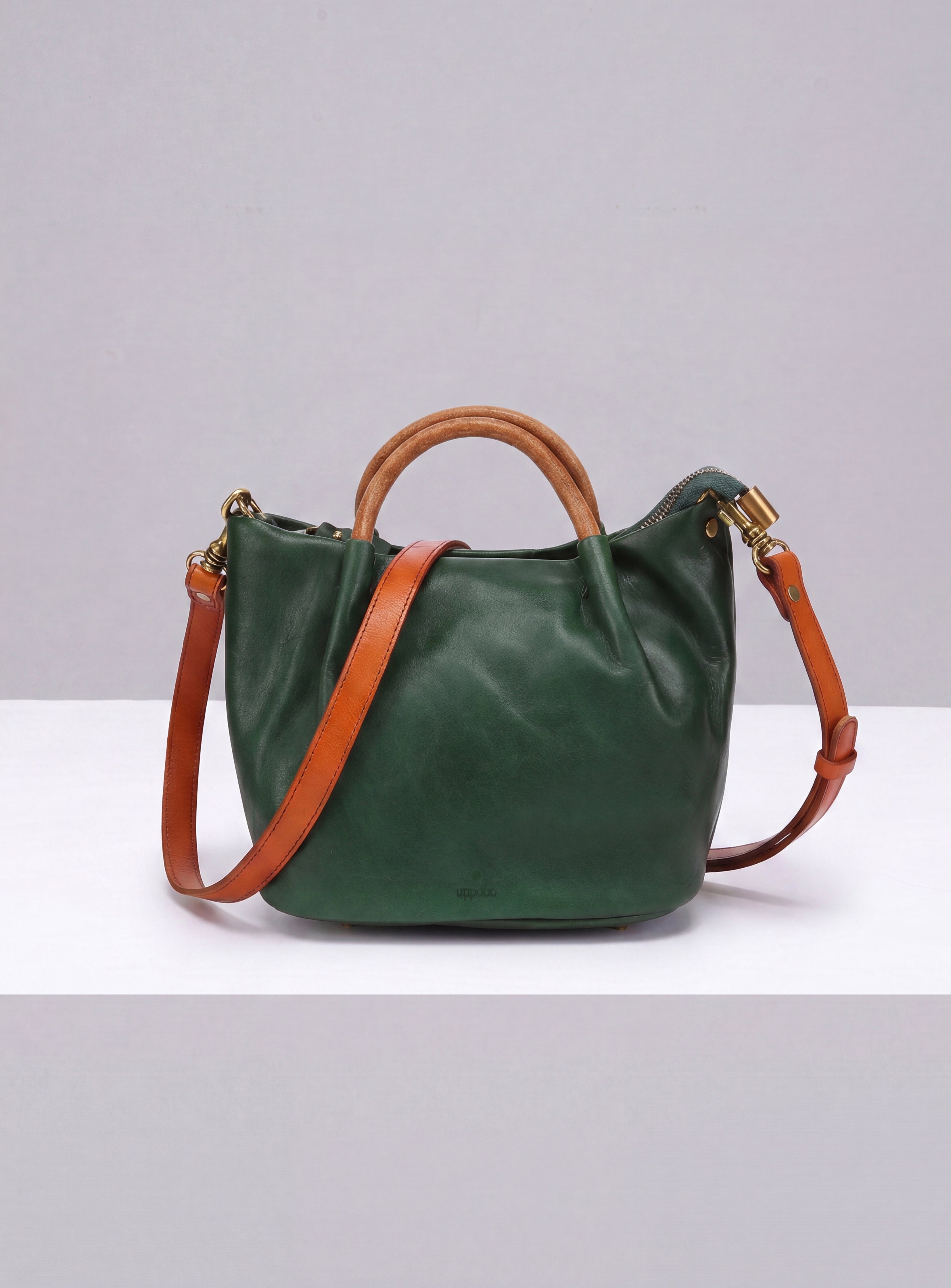 Cabas Slouchy Tote - Hunter Green
