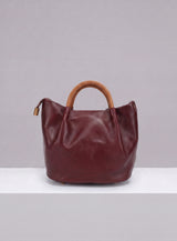 Cabas Slouchy Tote - Oxblood