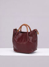 Cabas Slouchy Tote - Oxblood