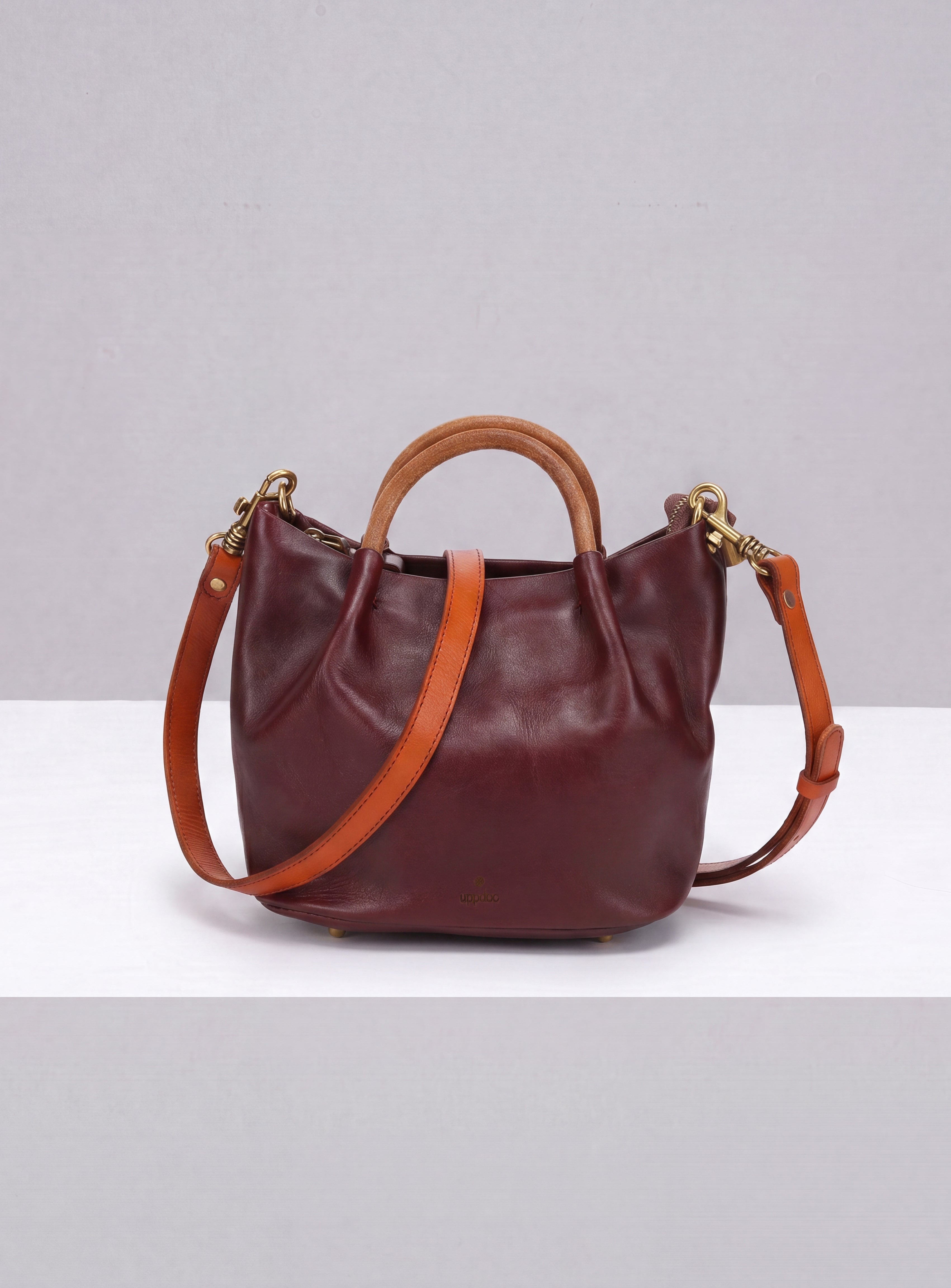 Cabas Slouchy Tote - Oxblood