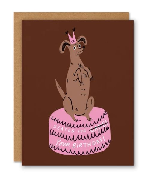 Seated For Your Birthday Card