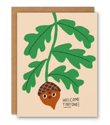 Tiny Acorn Baby Card