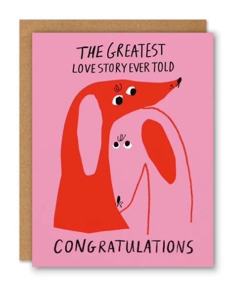 Greatest Love Story Dogs Card
