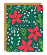 Poinsettias Card