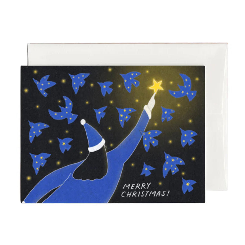 Holiday Starry Night Card