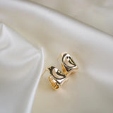 Capri Hammered Wave Earrings