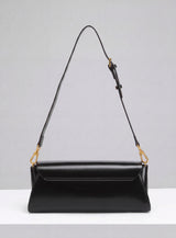 Deco Baguette Satchel - Black