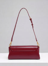Deco Baguette Satchel - Bordeaux