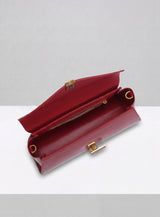 Deco Baguette Satchel - Bordeaux