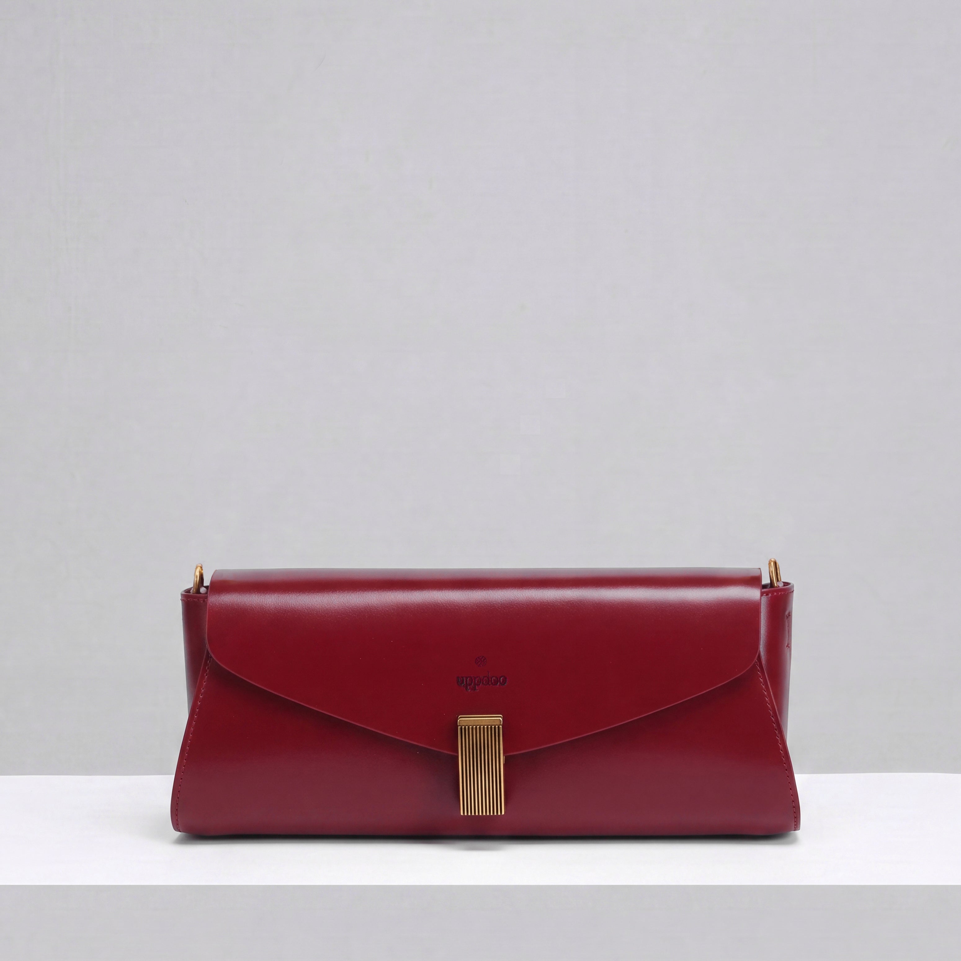 Deco Baguette Satchel - Bordeaux