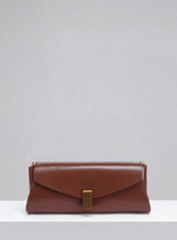 Deco Baguette Satchel - Chestnut