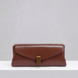 Deco Baguette Satchel - Chestnut