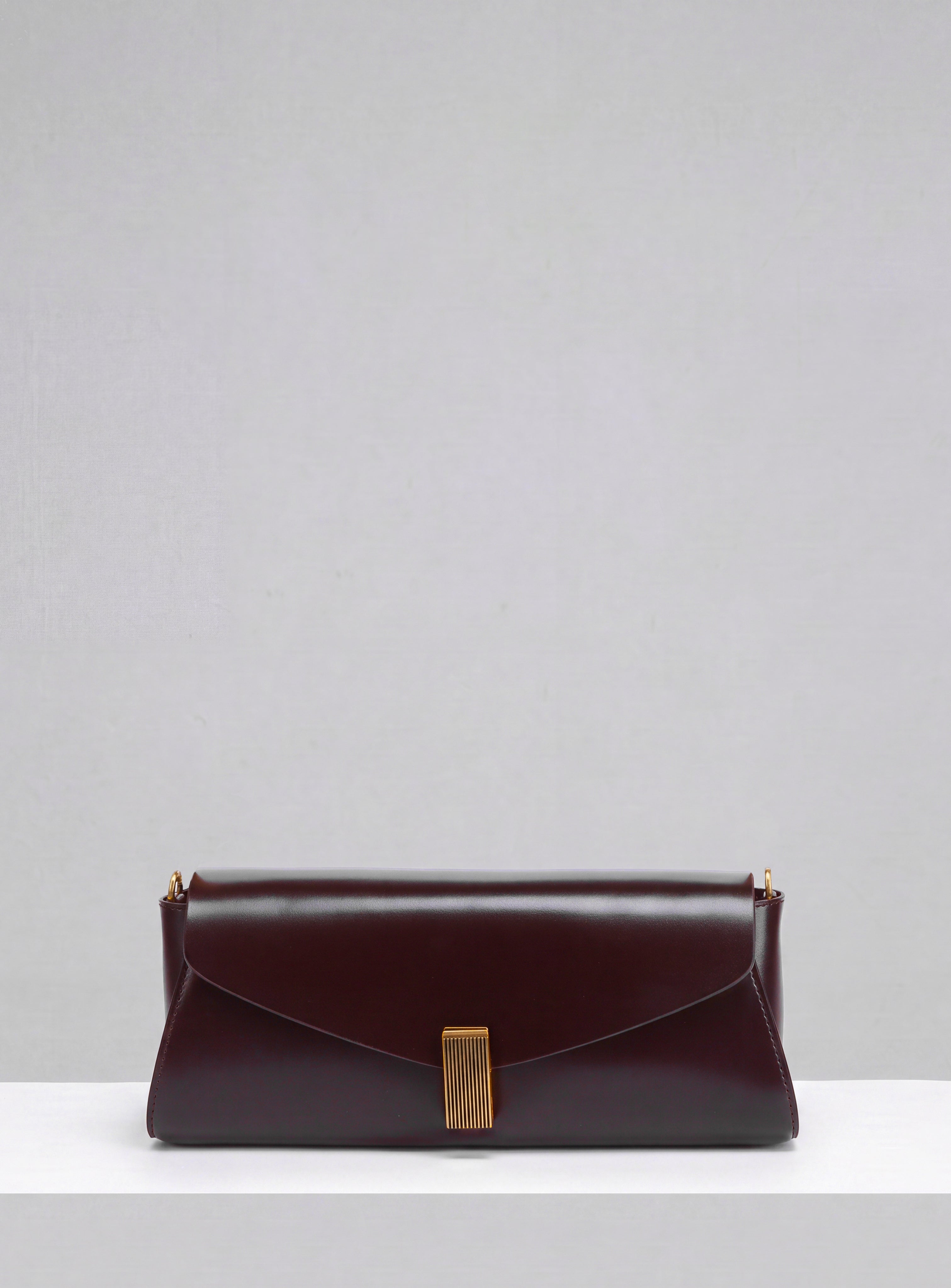 Deco Baguette Satchel - Espresso