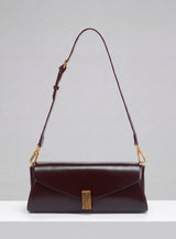 Deco Baguette Satchel - Espresso
