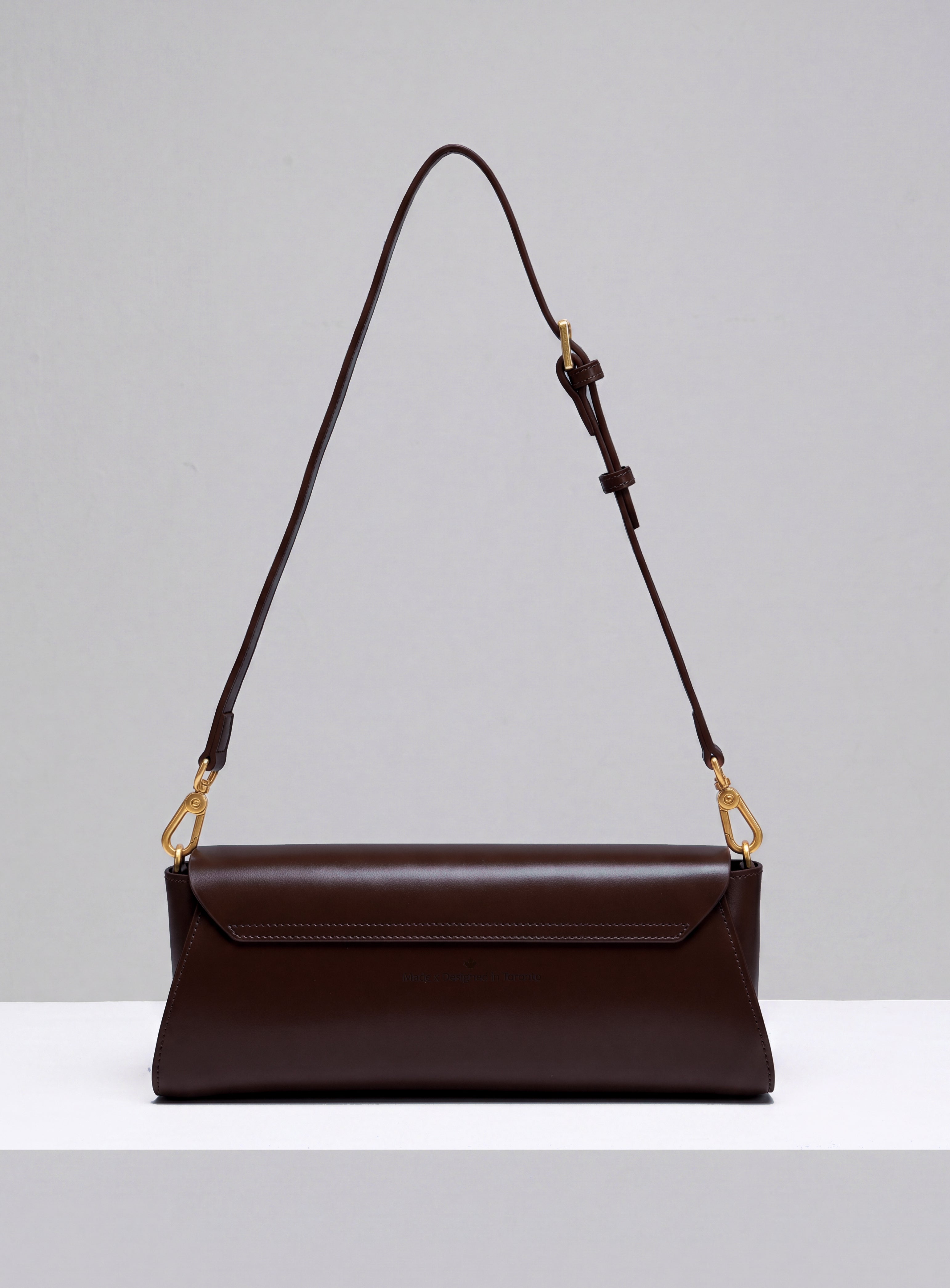 Deco Baguette Satchel - Espresso