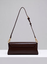 Deco Baguette Satchel - Espresso