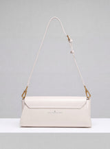 Deco Baguette Satchel - Ivory