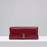 Deco Baguette Satchel - Bordeaux