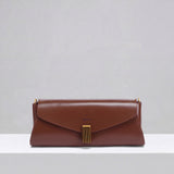 Deco Baguette Satchel - Chestnut