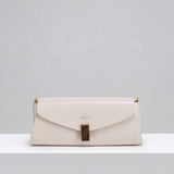 Deco Baguette Satchel - Ivory