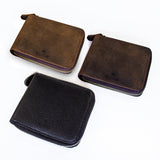 'Explore' Zip Round Bi-fold Wallet