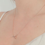 Faith Necklace Rose Gold