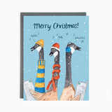 Holiday Assorted Box of 8 'Christmas Critters' Cards