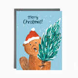 Holiday Assorted Box of 8 'Christmas Critters' Cards