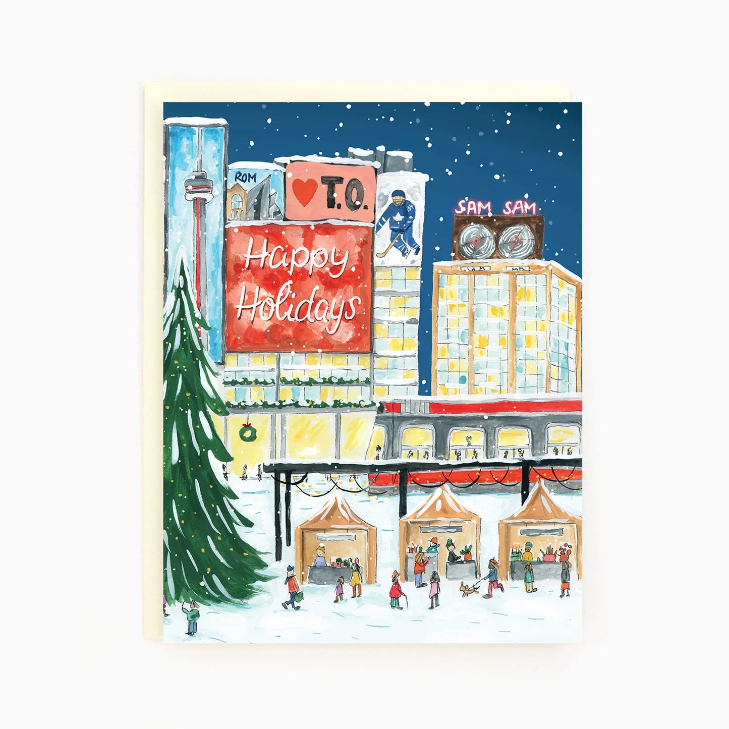 Holiday Assorted Box of 8 'Yonge & Dundas' Cards