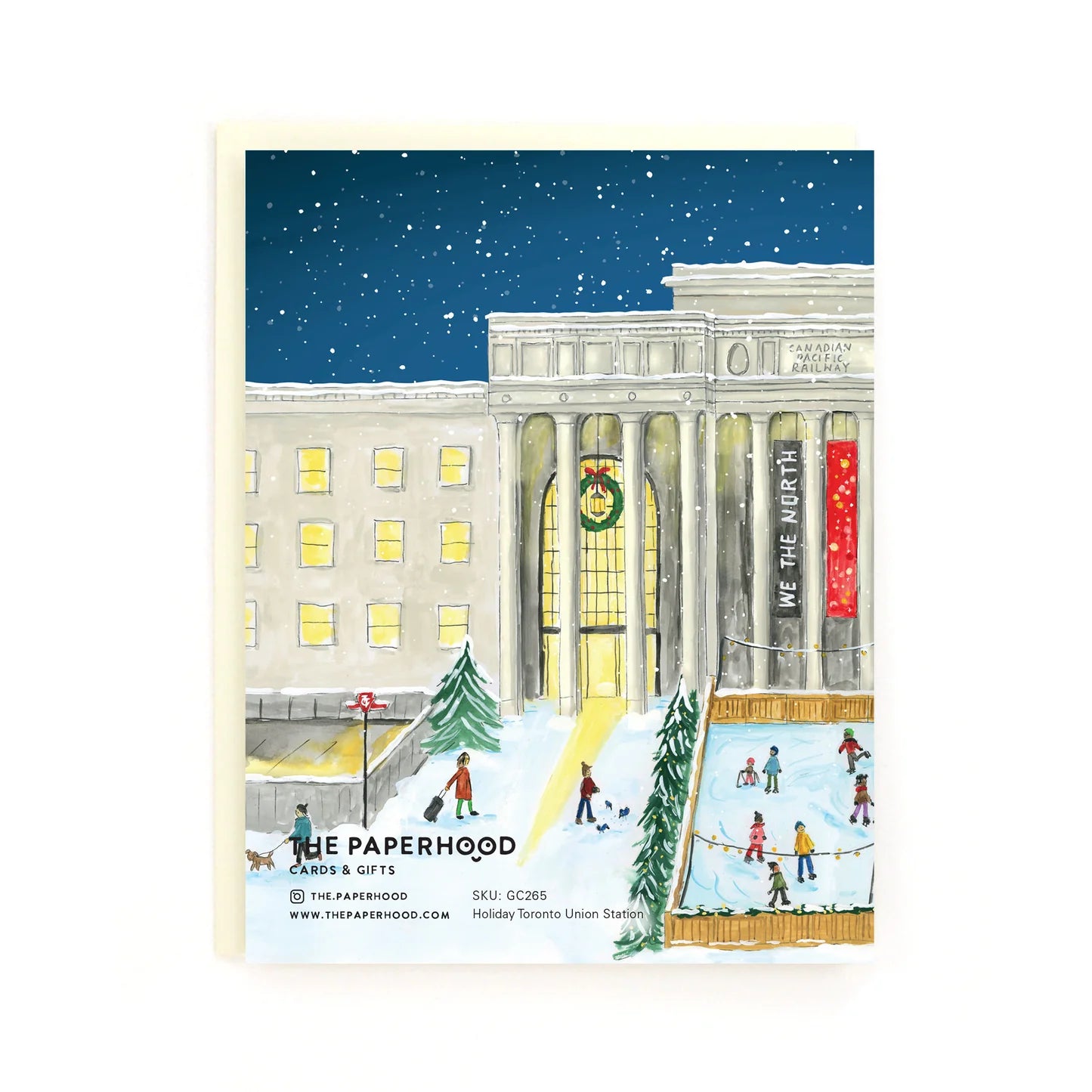 Holiday Union Wrap Around Card