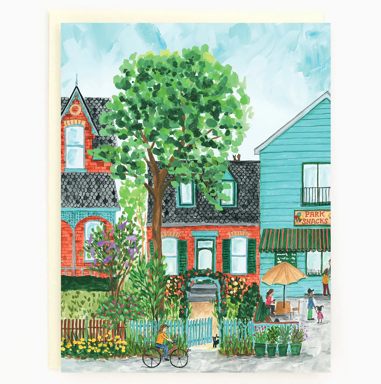 Toronto Cabbagetown Neighbourhood Card