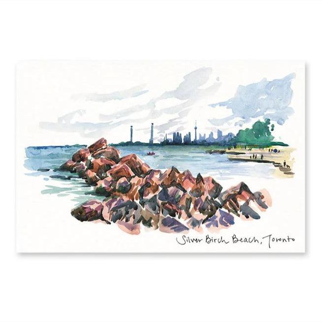 Silver Birch Beach Postcard