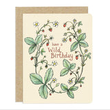 Wild Strawberries Birthday Card