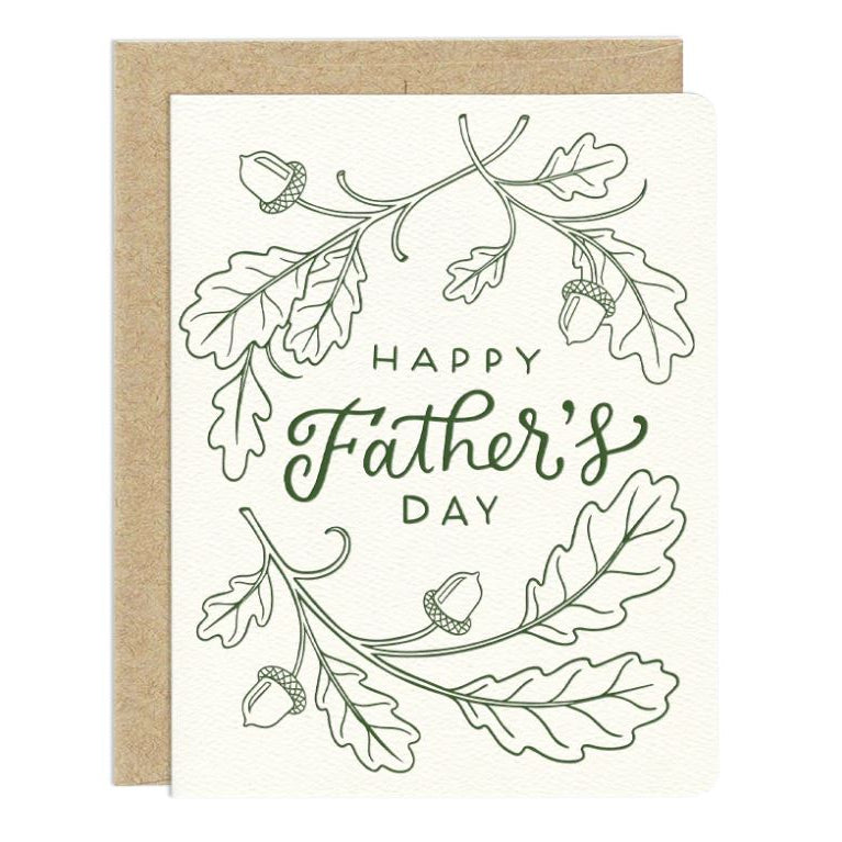 Father's Day Acorn Card