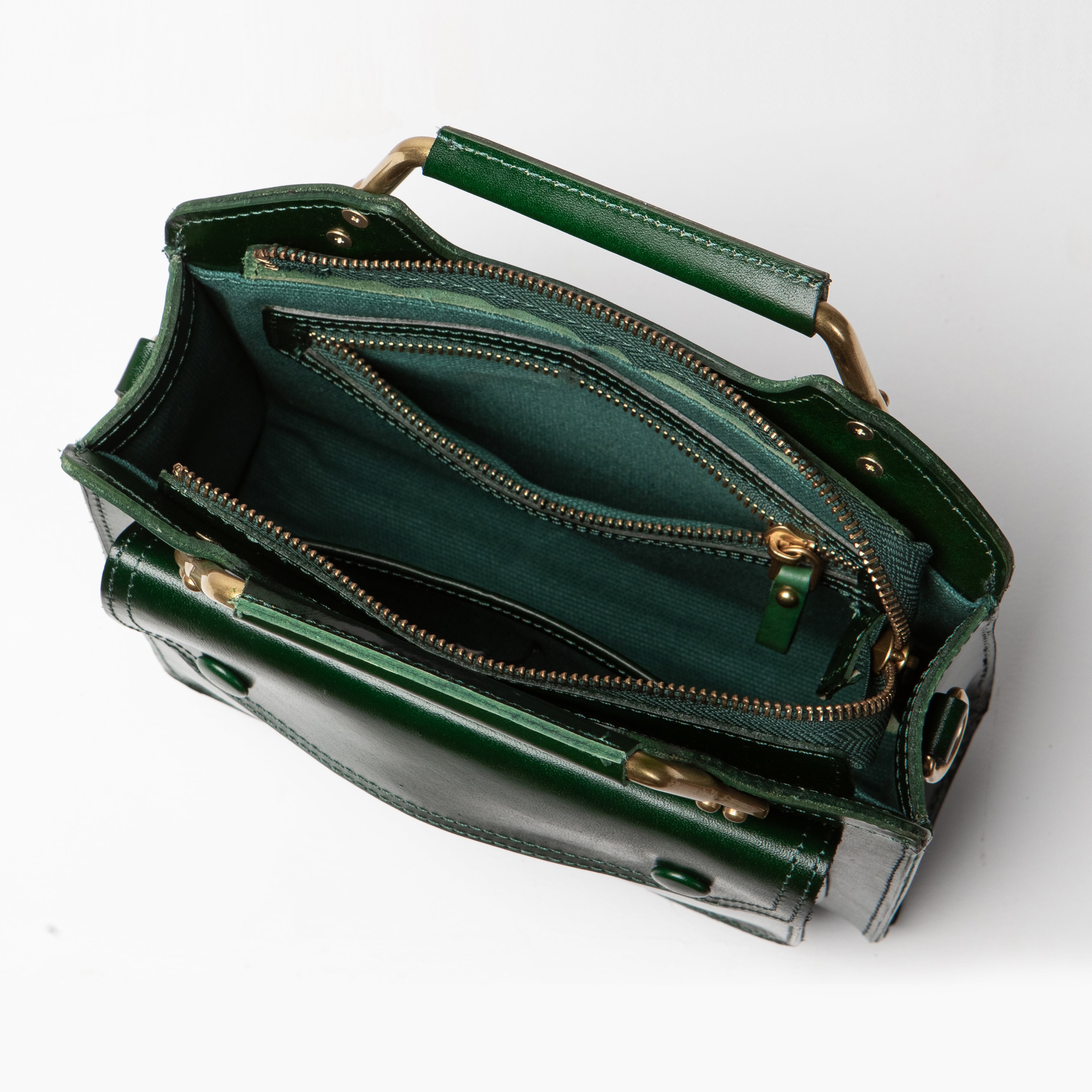 Neo Retro Large Crossbody - Hunter Green