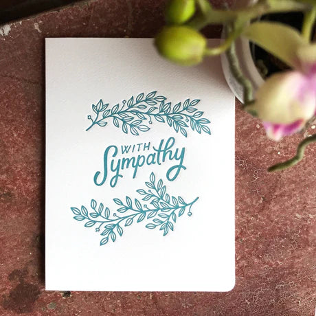 Sympathy Leaves Card