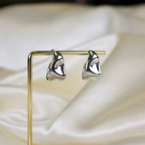 Capri Hammered Wave Earrings