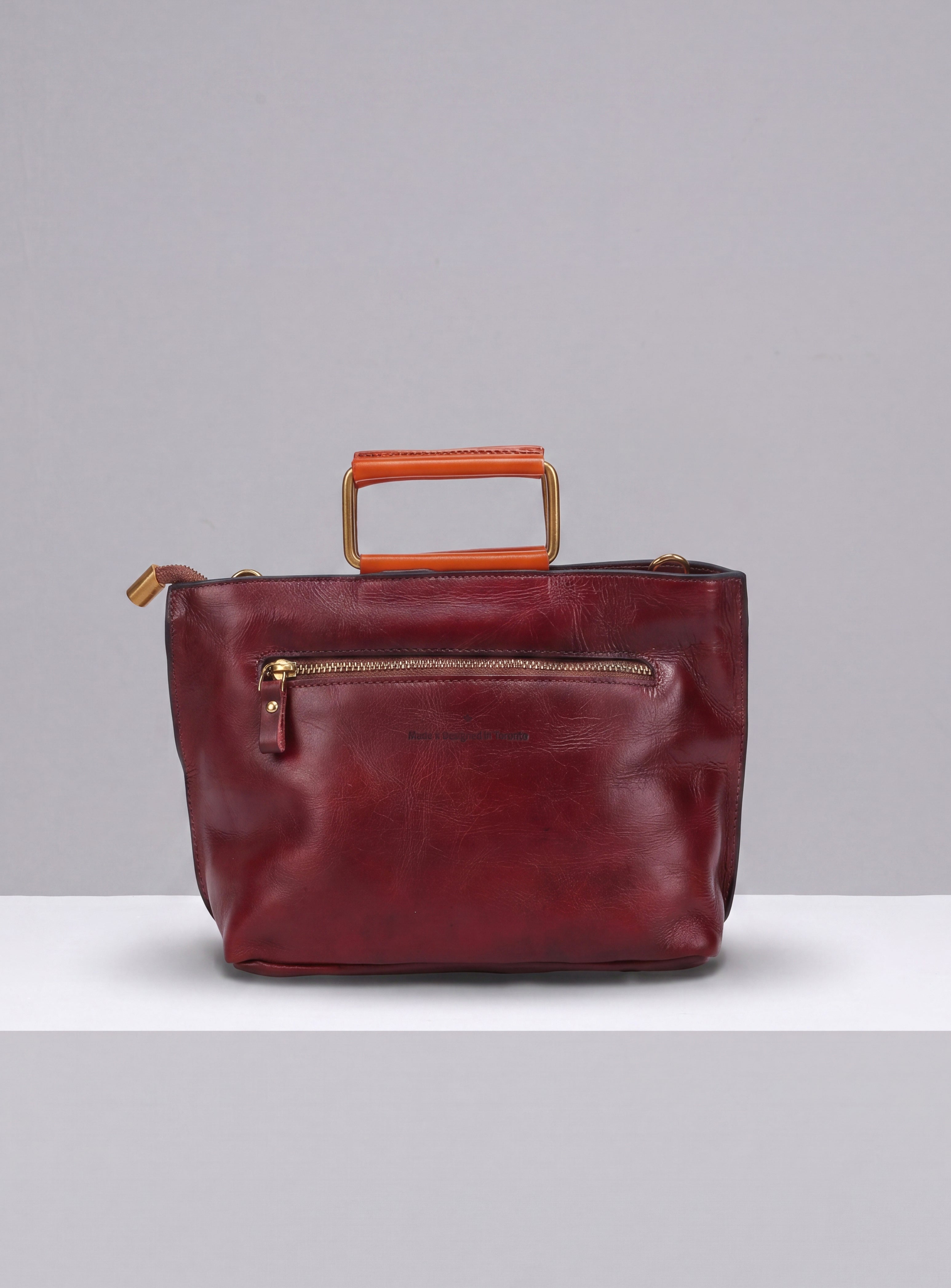 Joy Mini Tote - Oxblood