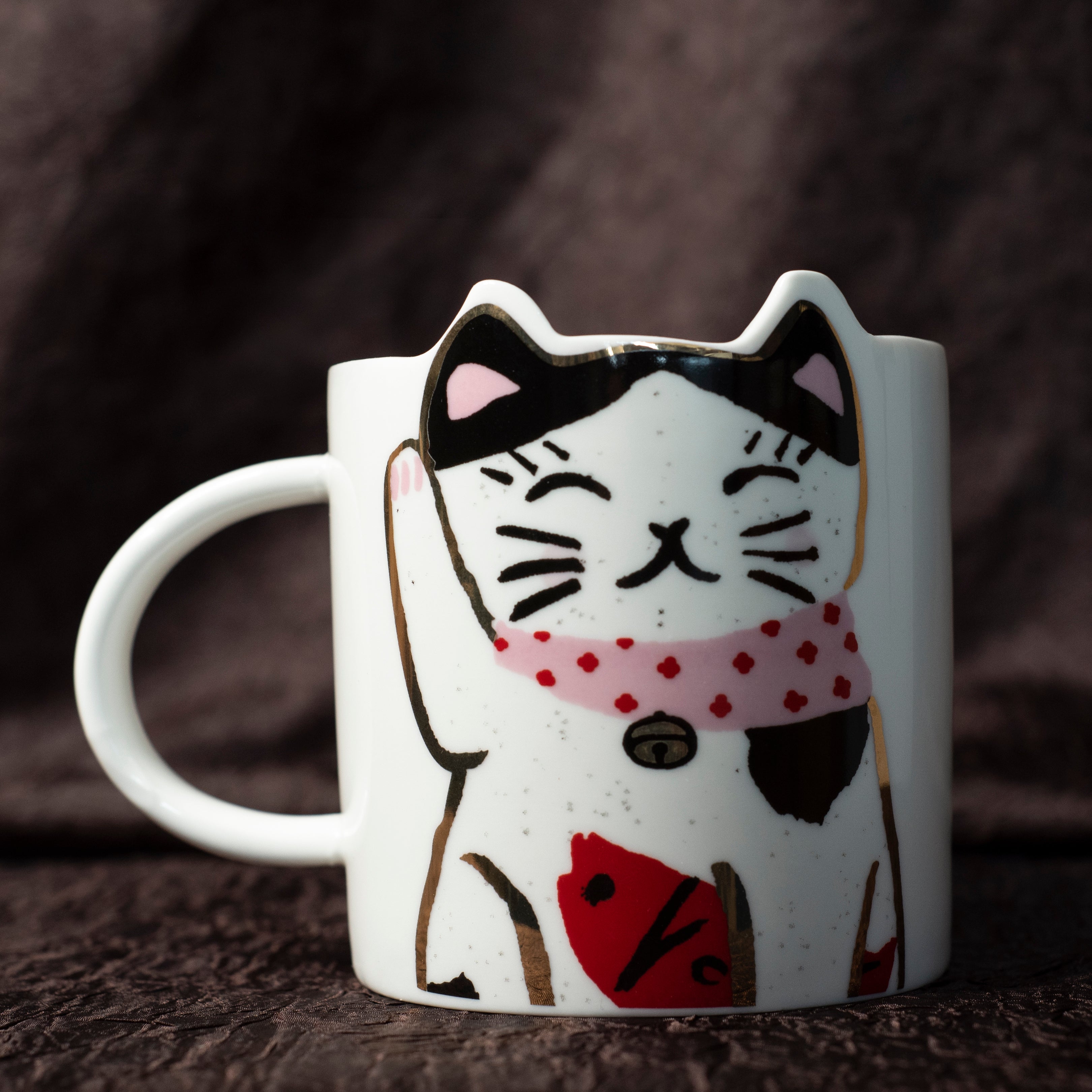 'Feeling Lucky' Ceramic Mugs - Red