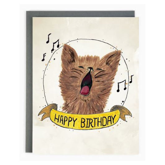 Birthday Cat Card