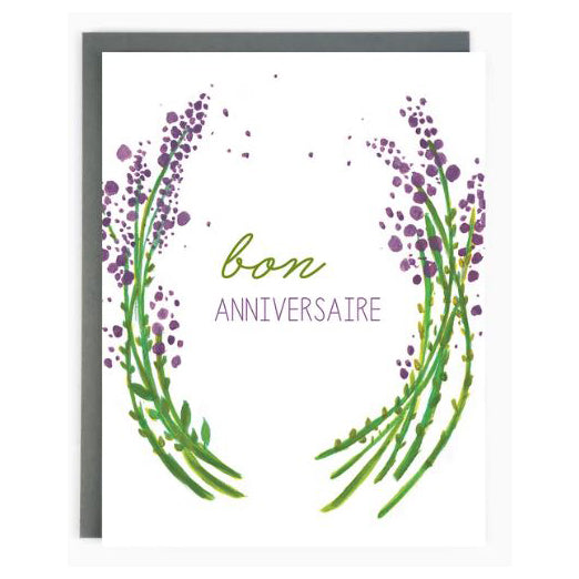 Birthday Lavender Card